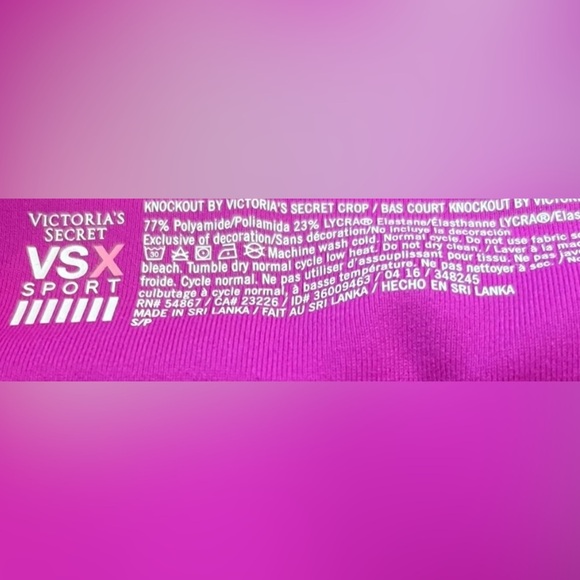 Victoria’s secret VSX cropped leggings bundle 4 pairs Sz Small activewear - Picture 14 of 14